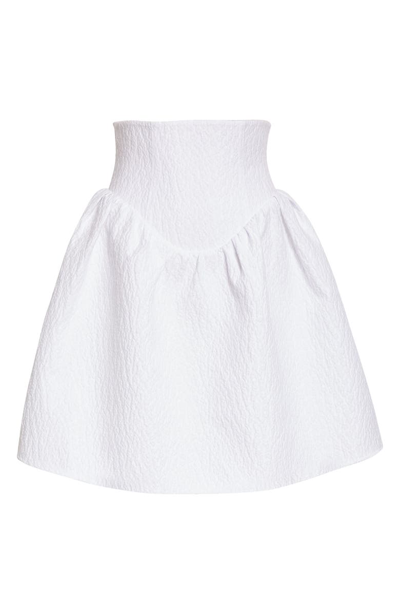 Shushu/Tong High Waist Wool & Silk Puffy Skirt, Alternate, color, 