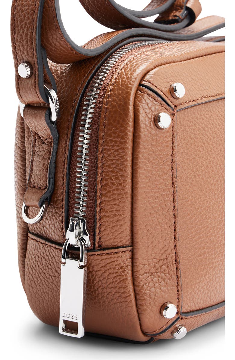 BOSS Ivy Leather Crossbody Bag, Alternate, color,