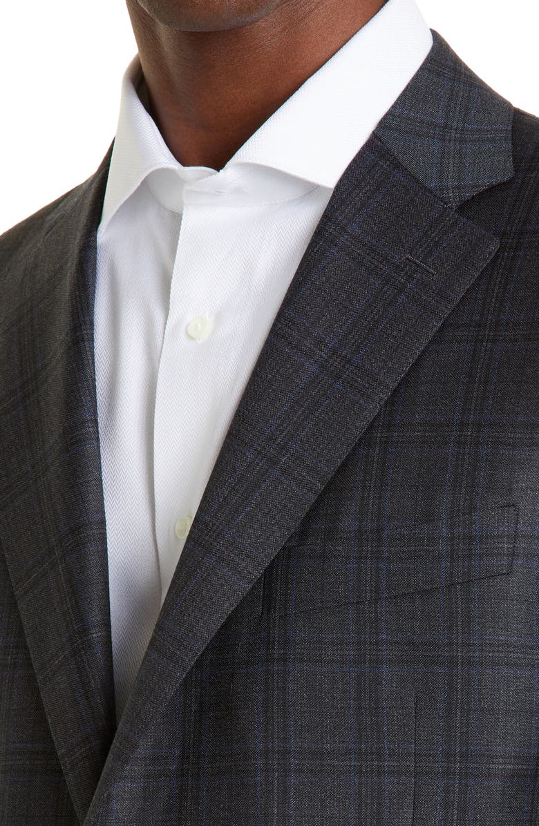 Canali Men's Siena Plaid Wool Sport Coat, Alternate, color,