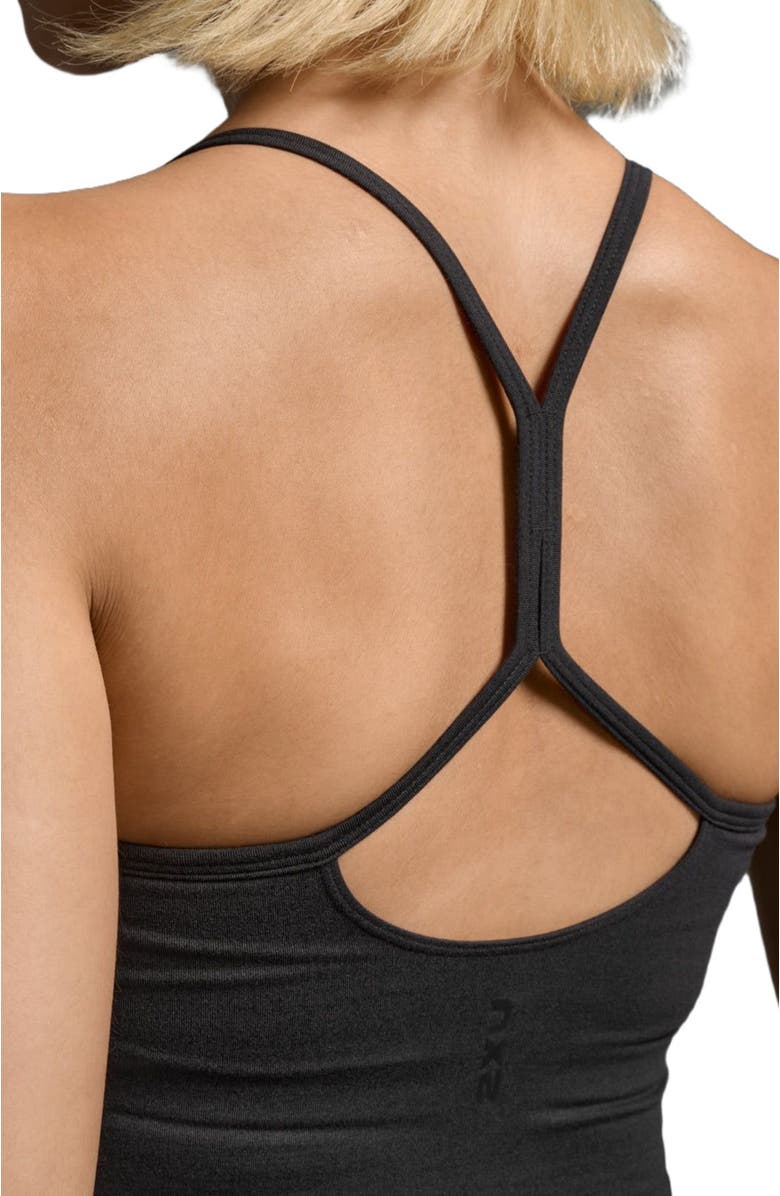 2XU Flex Strappy Crop Tank, Alternate, color, Black/Black