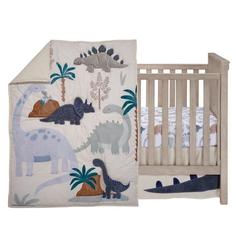 Dino-Might 3-Piece Baby Crib Bedding Set