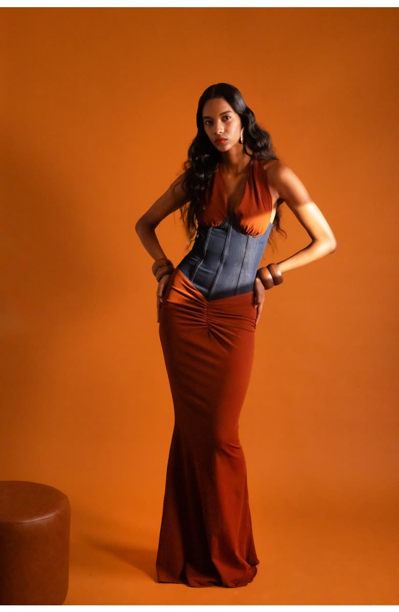 Maeve Hazel Dress, Alternate, color, Cinnamon