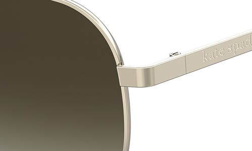 Kate Spade Bellamys 52mm Gradient Rectangular Sunglasses In 0j5g-ha
