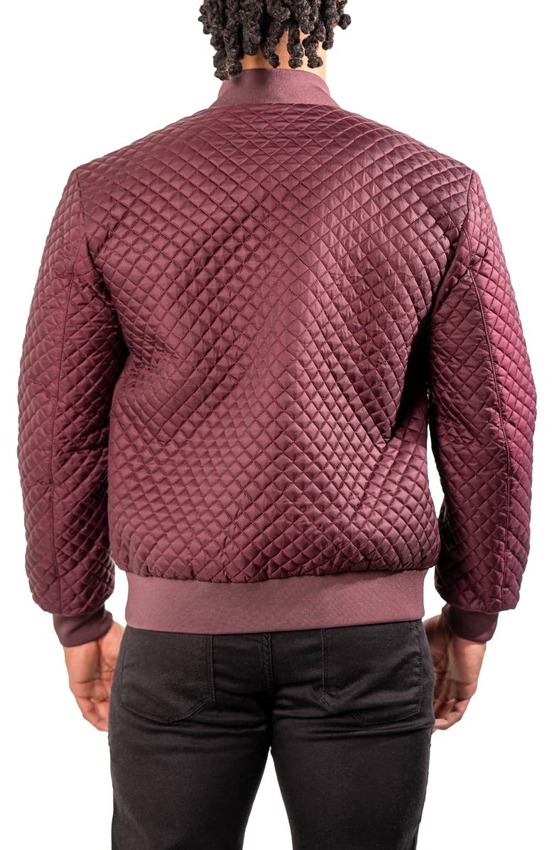 Maceoo Diamondpuff Quilted Bomber Jacket, Alternate, color, 