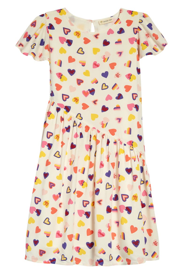 Dreamy Dress, Main, color, IVORY EGRET CANDY HEARTS