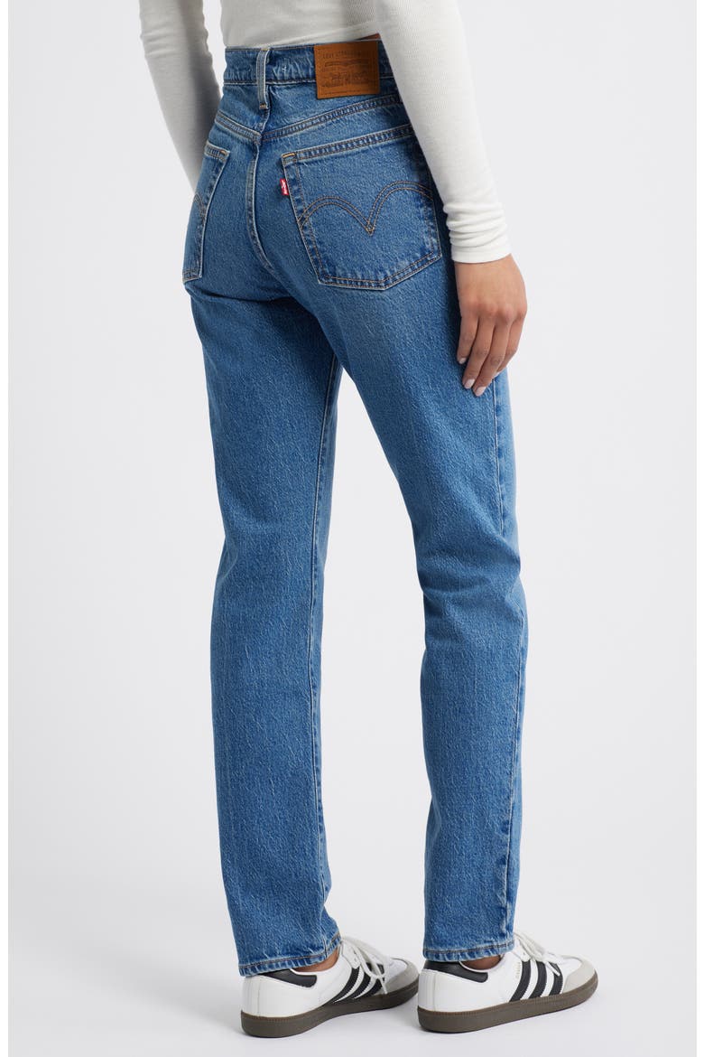 Wedgie High Waist Slim Jeans, Alternate, color, CITY SLIM