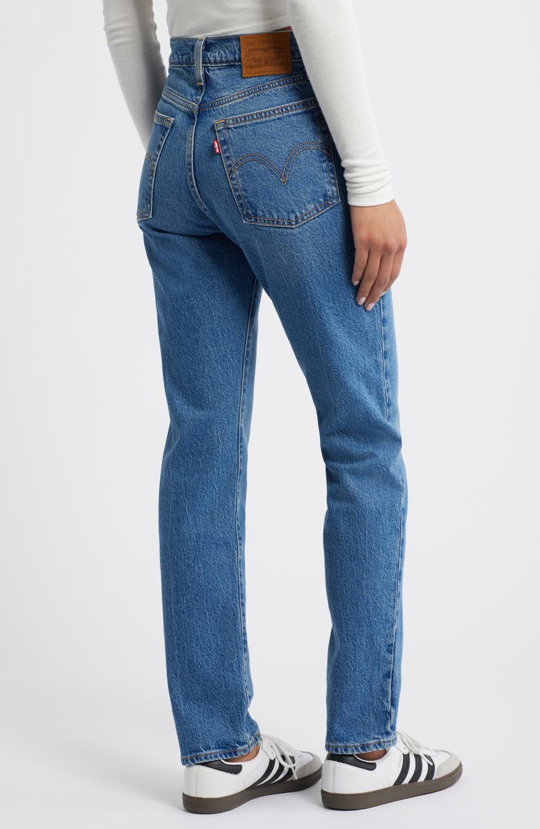 Levi's<sup>®</sup> Wedgie High Waist Slim Jeans, Alternate, color, City Slim