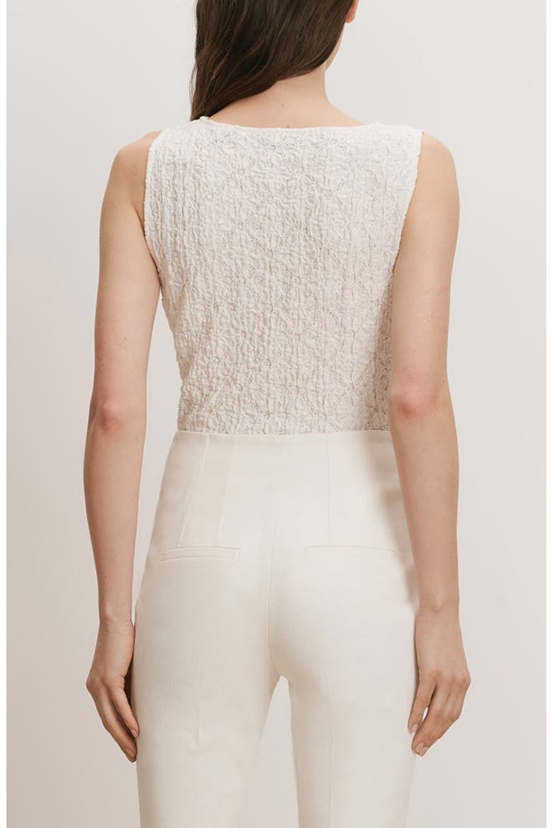 Selah Ruched Lace Tank, Alternate, color, DOVE
