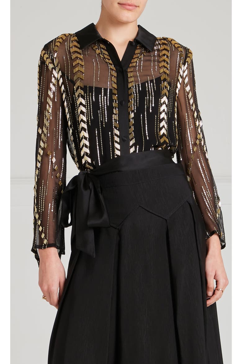 Viola Shirt, Alternate, color, Black