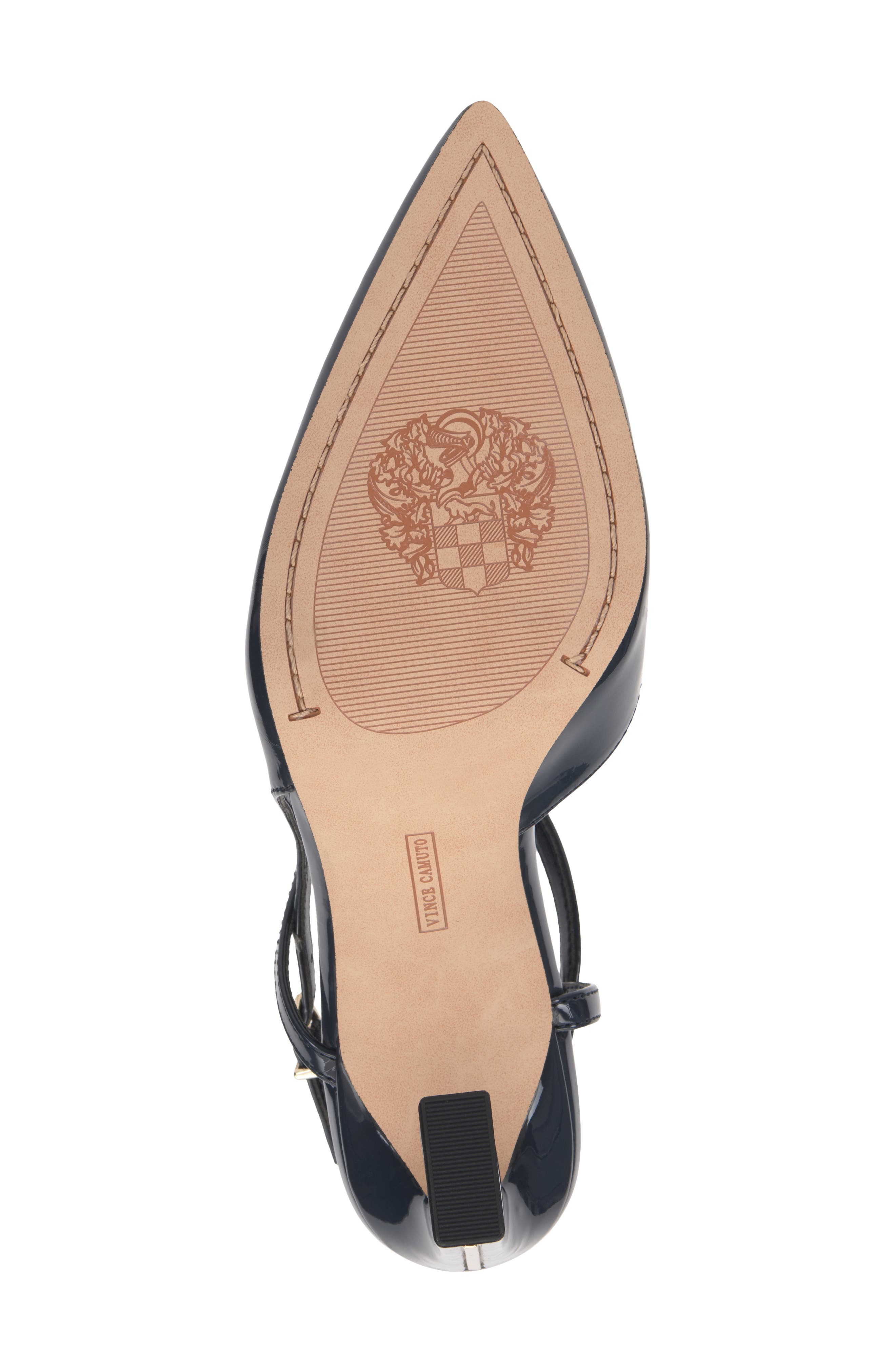 Bevarin Leather Pointed Toe Pump, Alternate, color, DEEP NAVY