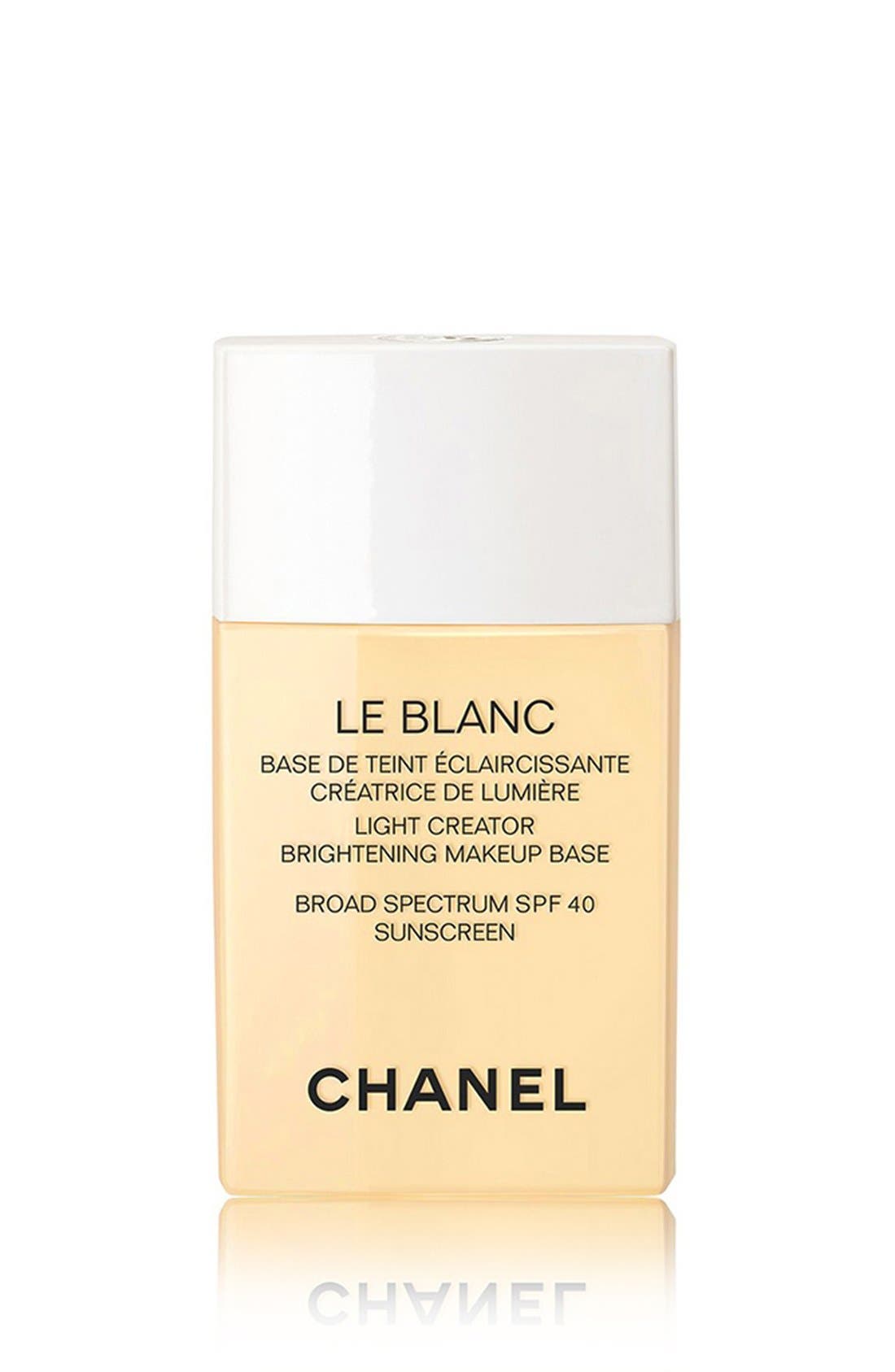 CHANEL LE BLANC LIGHT CREATOR Brightening Makeup Base Broad