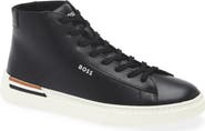 BOSS Clint High Top Leather Sneaker