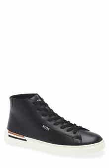 BOSS Clint High Top Leather Sneaker