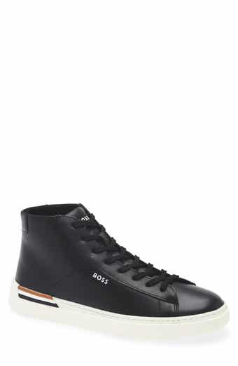 BOSS Clint High Top Leather Sneaker