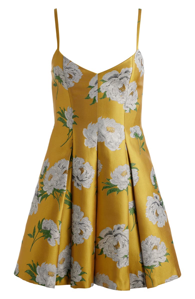 Alice + Olivia Isabelle Floral Minidress, Alternate, color, 