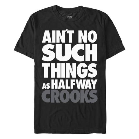 Men's Crooks & Castles Ain't No Such Things Text  Graphic T-Shirt