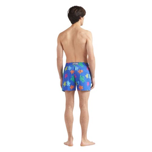 Vilebrequin Tortues Multicolor Elasticized Men`s Swim Shorts