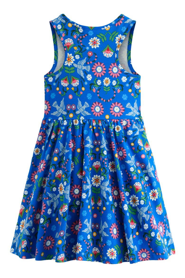 Kids' Twirly Cotton Jersey Dress, Alternate, color, BLUE FLORAL