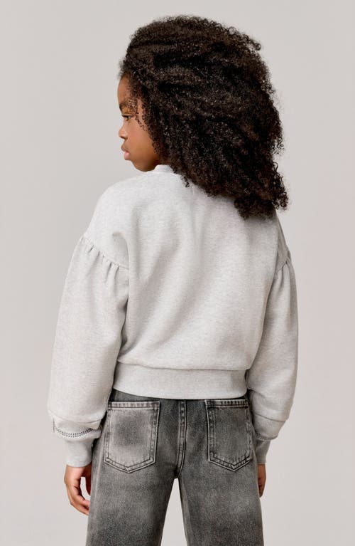 Smallsaints By Allsaints Kids' Logo Embellished Graphic Sweatshirt In Grey