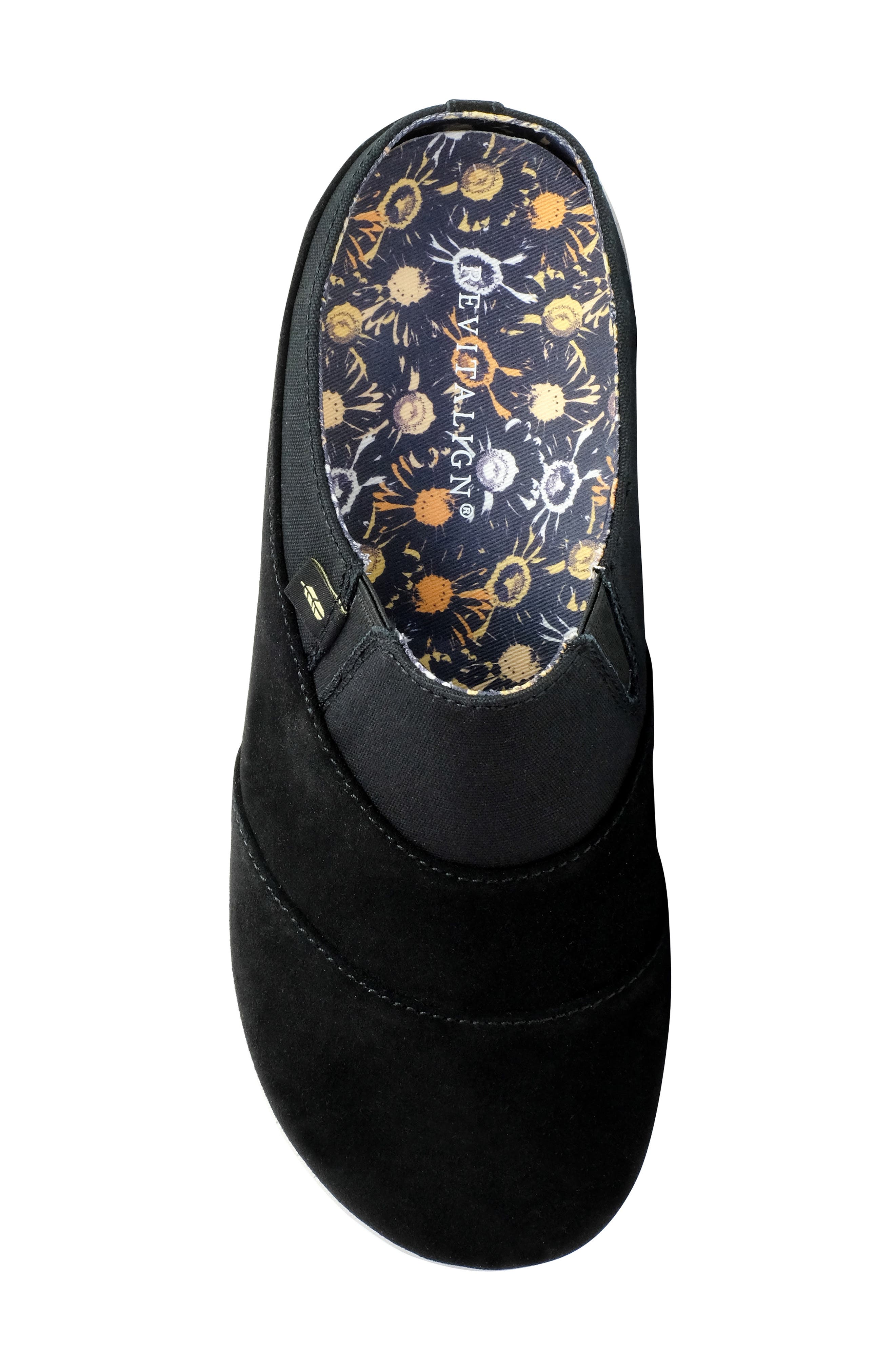 Siesta Nuevo Orthotic Sneaker Clog, Alternate, color, BLACK