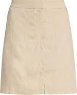 Vince Camuto Slant Pocket Miniskirt