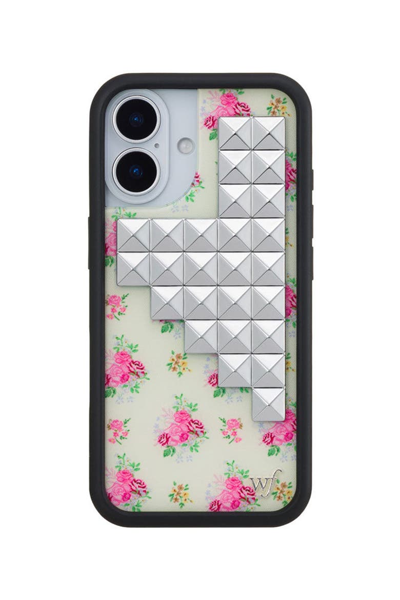 Vintage Floral Stud iPhone 17/17 Pro/17 Pro Max Case, Main, color, iPhone 17