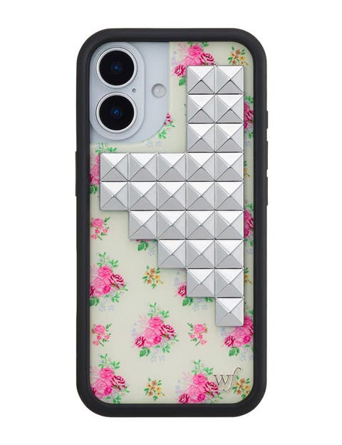 Vintage Floral Stud iPhone 17/17 Pro/17 Pro Max Case