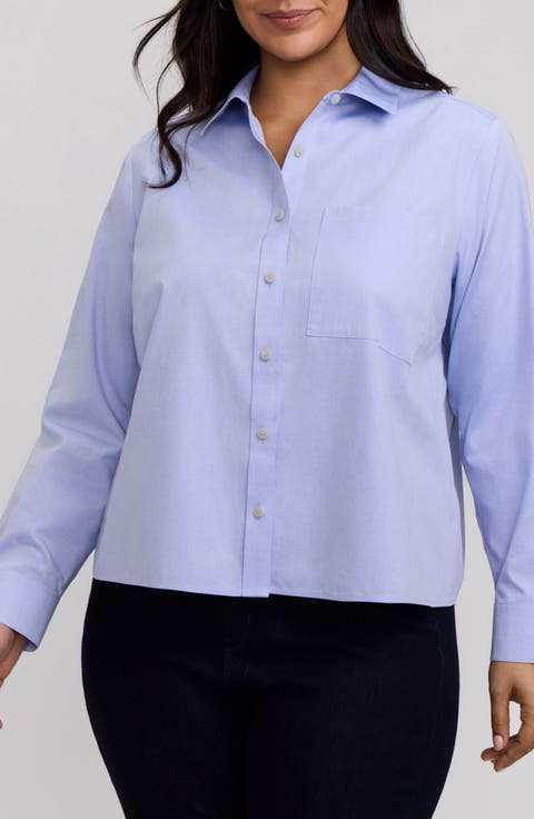 Jodie Cotton Button-Up Shirt