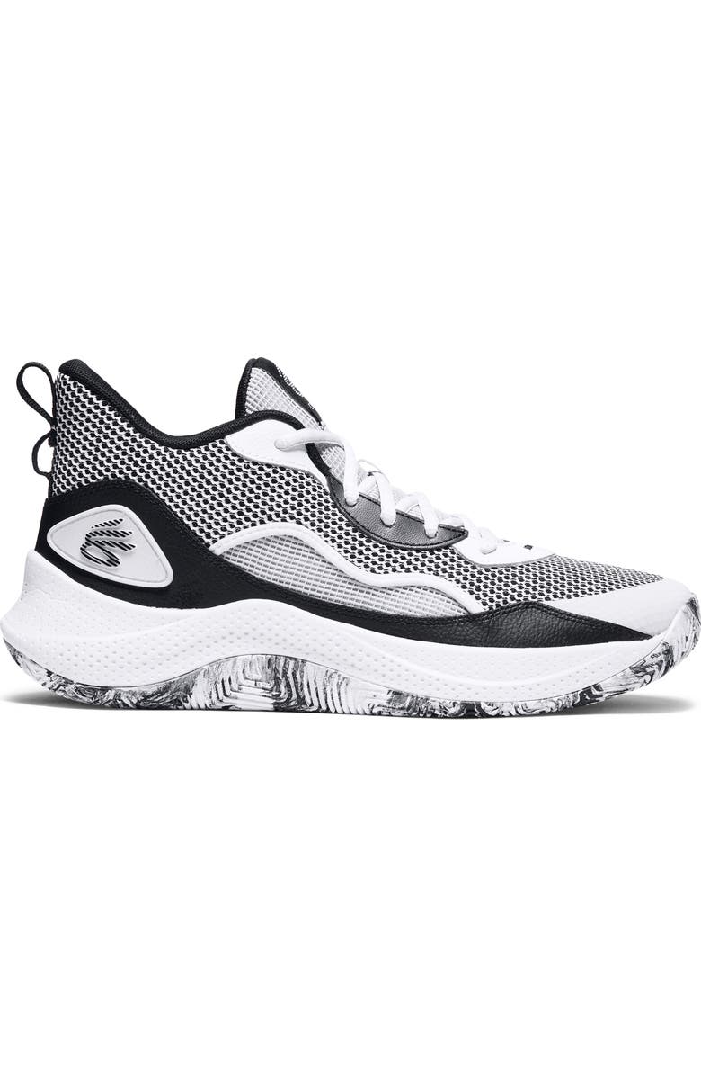 Under Armour Gender Inclusive Curry Sneaker, Alternate, color, White