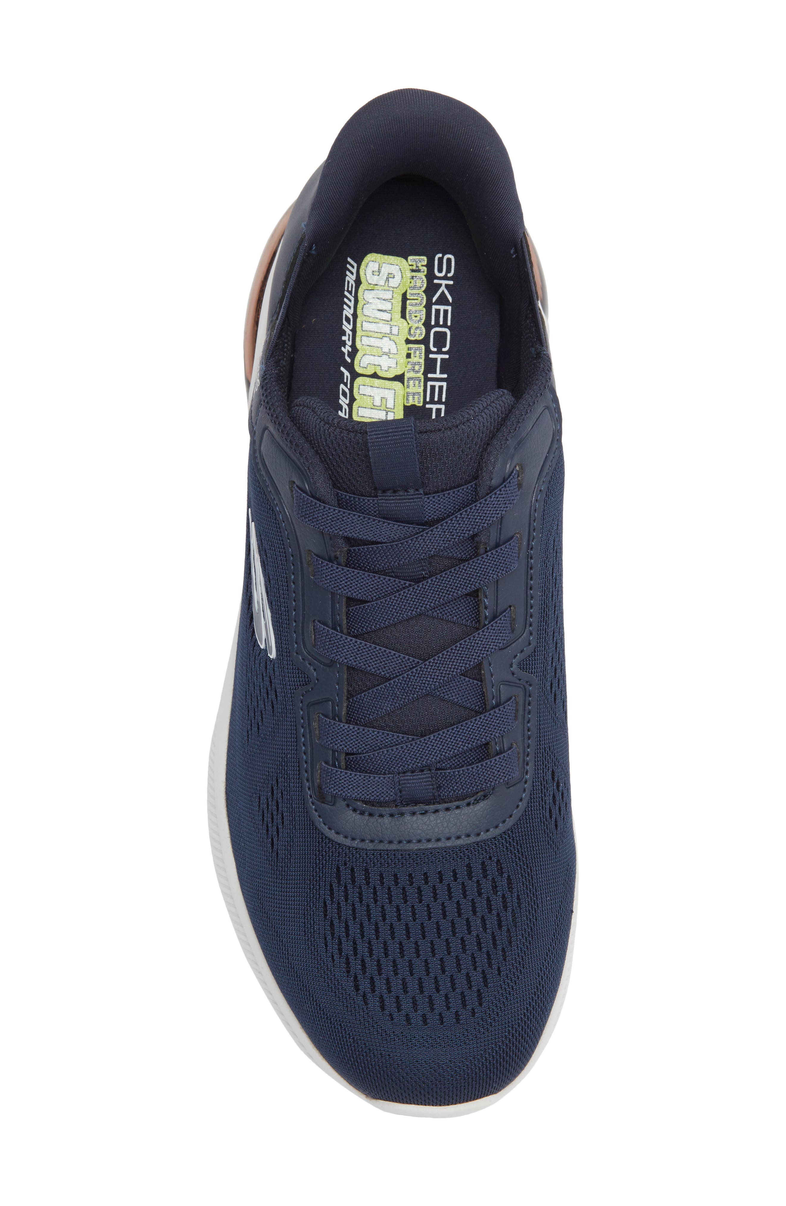 SKECHERS Swift-Fit Wave-Flex Air-Friend Sneaker, Alternate, color, Navy