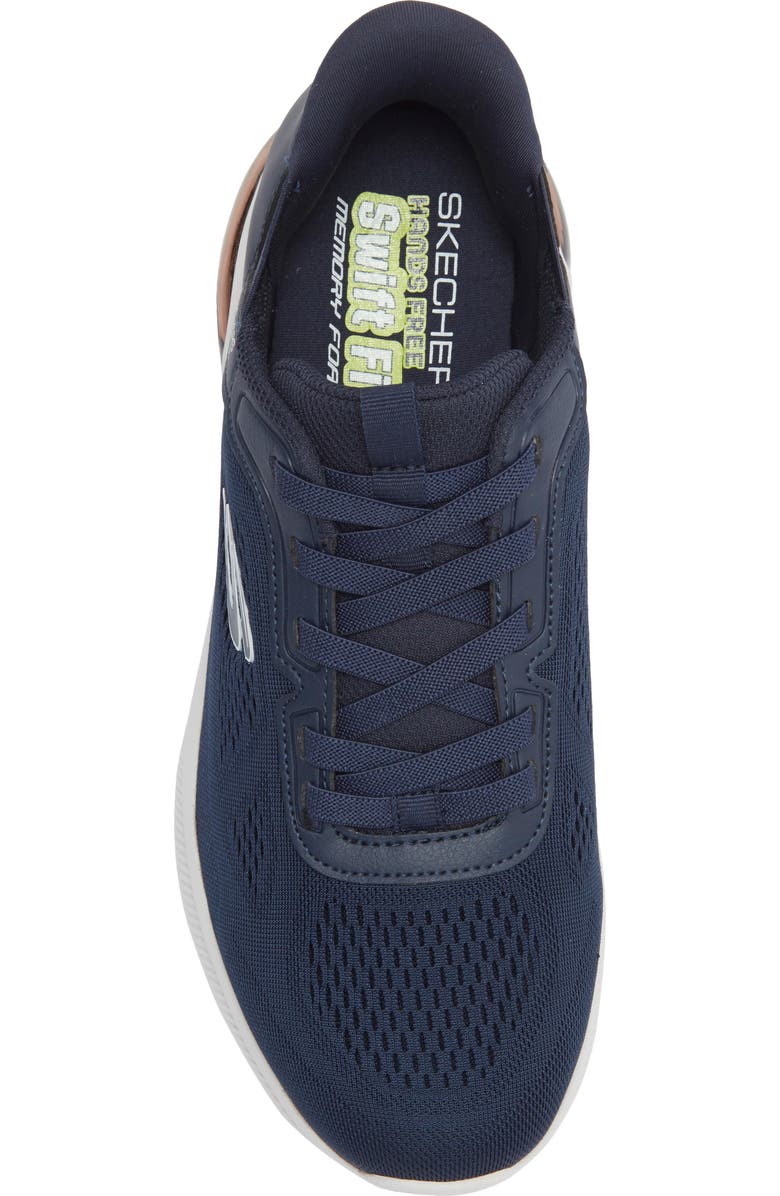 SKECHERS Swift-Fit Wave-Flex Air-Friend Sneaker, Alternate, color, Navy