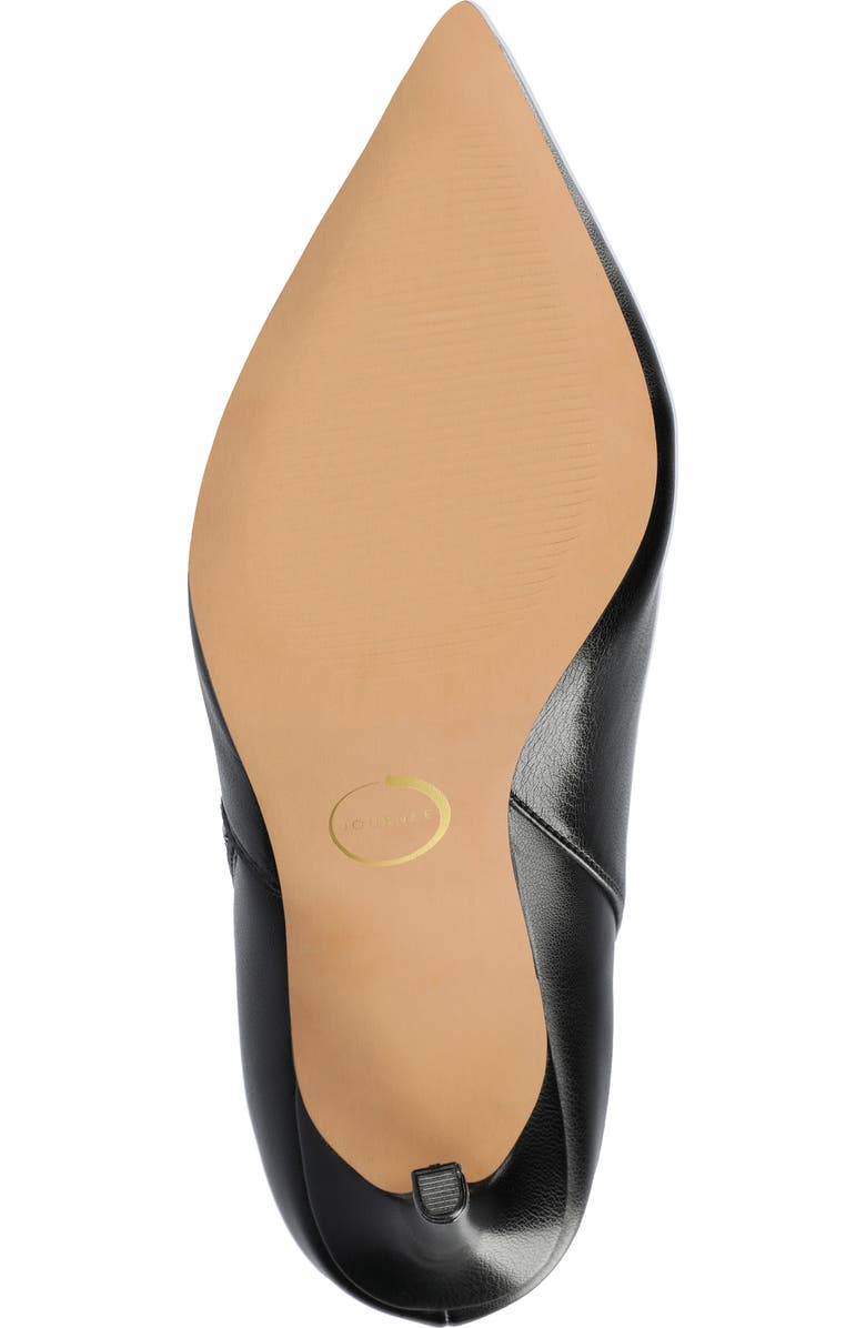 Journee Collection Leyna Zip Boot - Wide Width Available, Alternate, color, Black