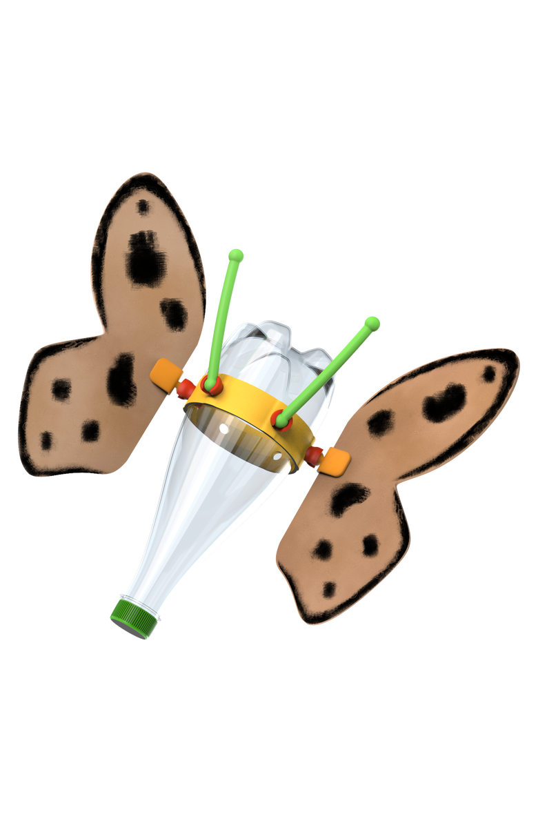 Oddy Arts and Crafts Butterfly Building Kit, Alternate, color, NO COLOR