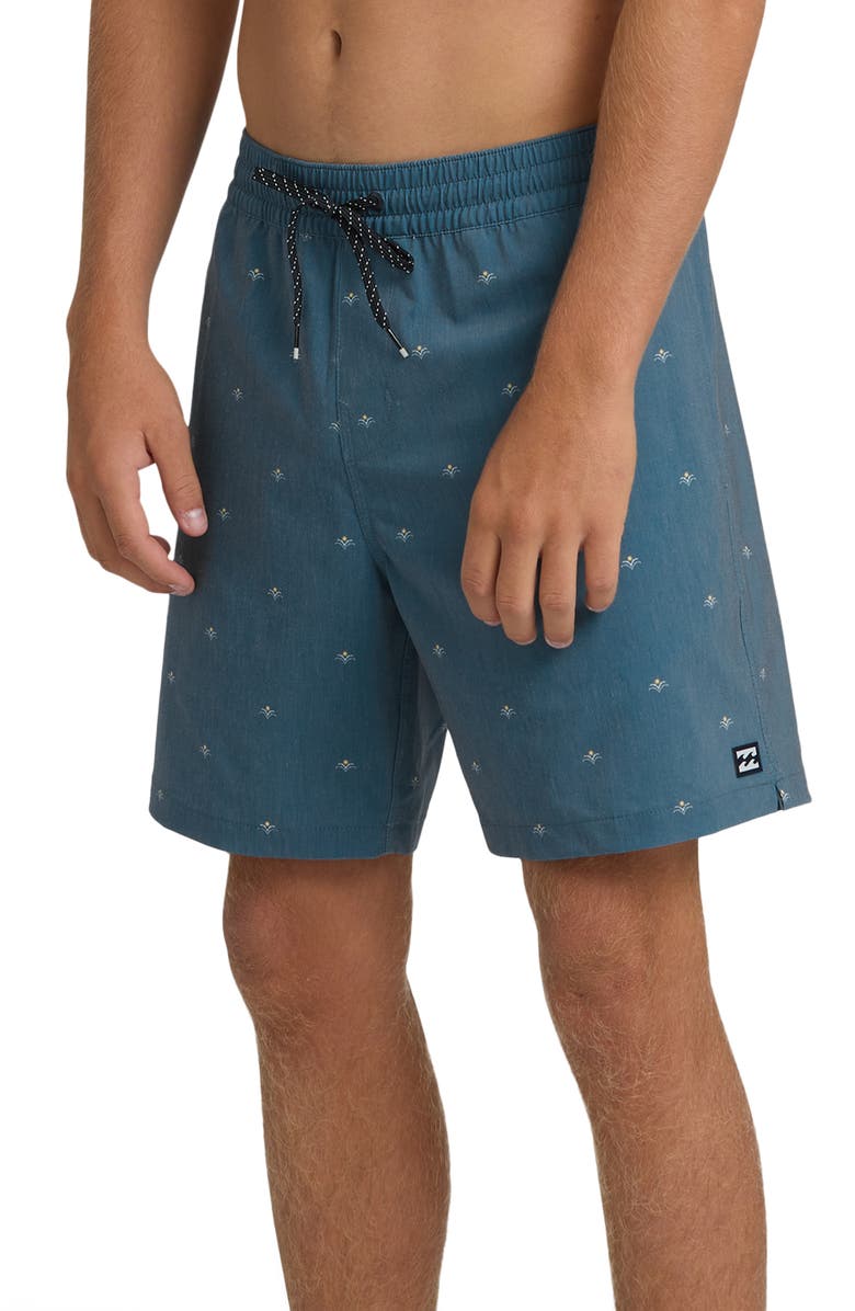 Billabong Good Times Layback Swim Trunks, Alternate, color, Real Teal