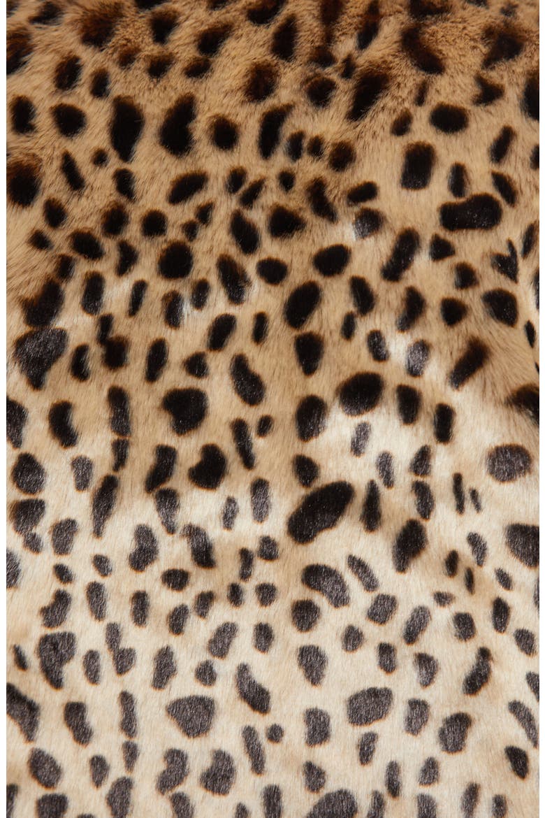 The Pony Keg Cheetah Print Faux Fur Jacket, Alternate, color, SOFT SPOT