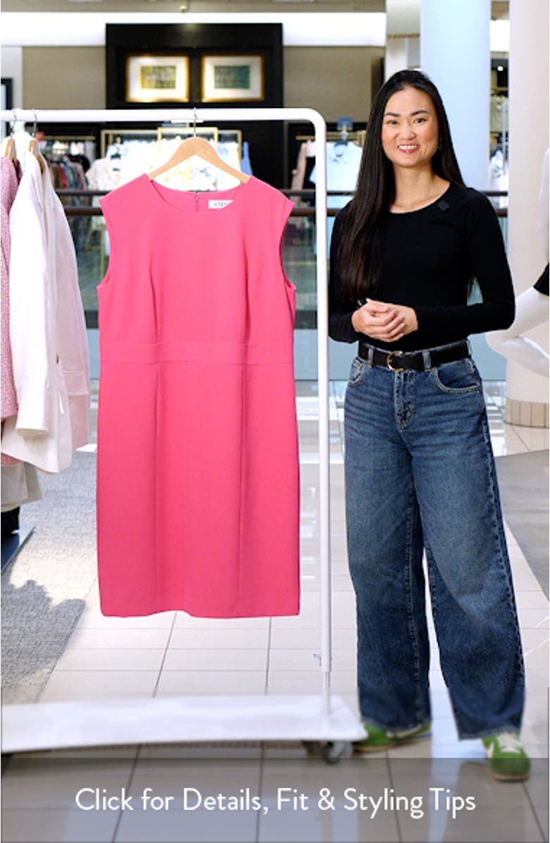 Cap Sleeve Sheath Dress, sales video thumbnail