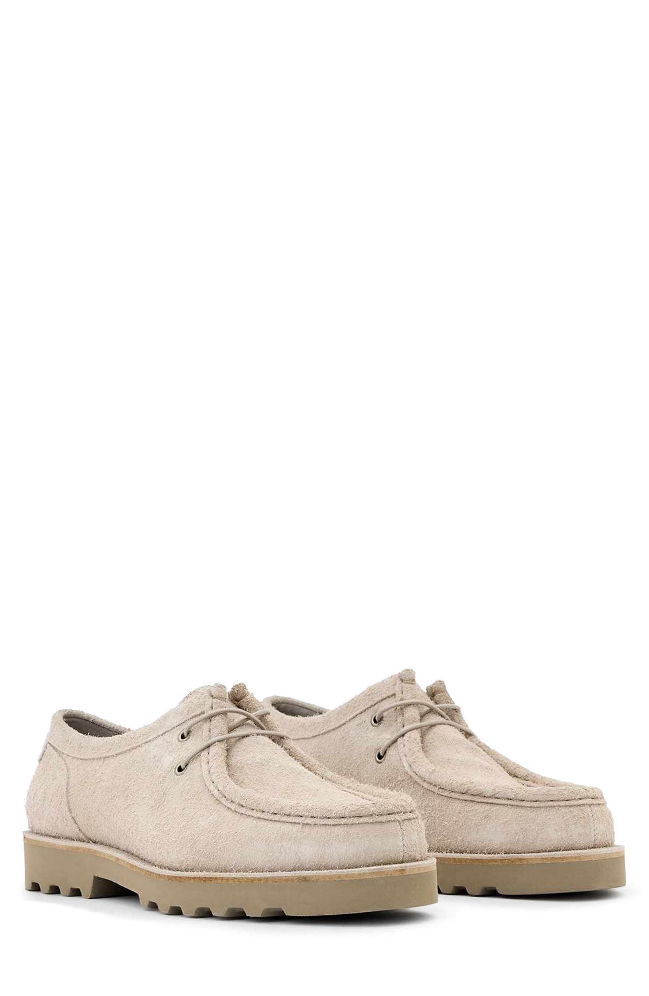 AllSaints Skiff Apron Toe Shoe, Main, color, Cloudy Grey