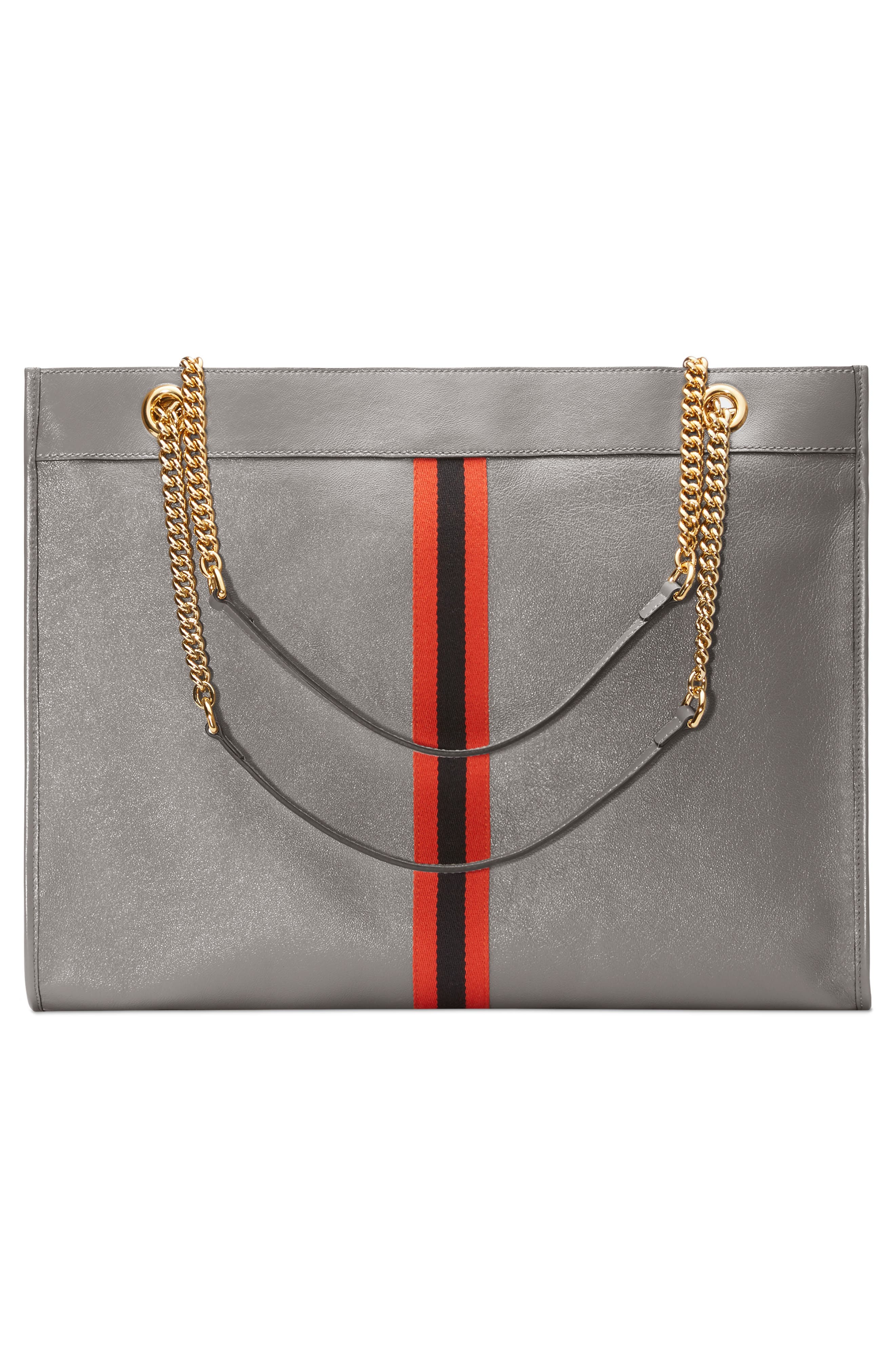 Gucci Large Leather Tote, Alternate, color, 