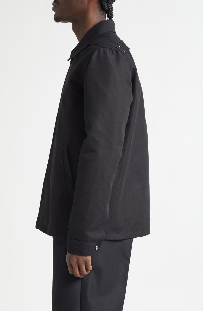 Rick Owens Brad Cotton Blend Jacket, Alternate, color, Black