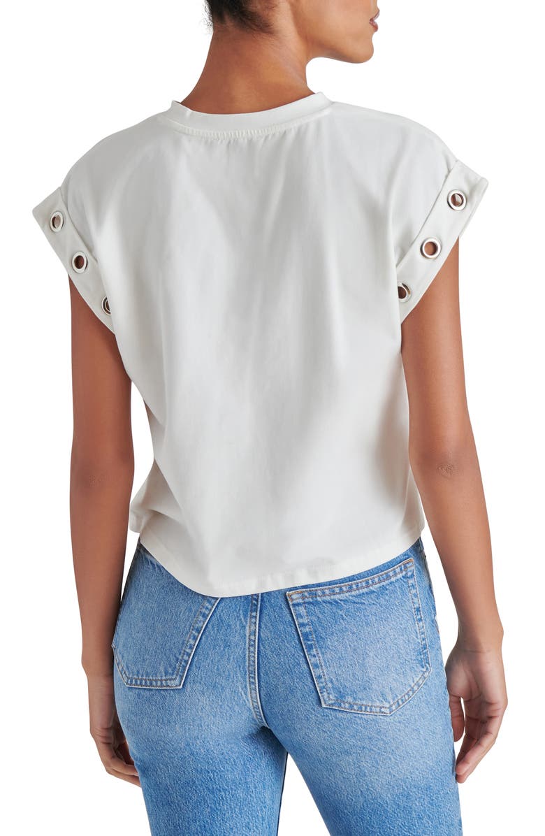 Steve Madden Maddox Grommet Muscle T-Shirt, Alternate, color,