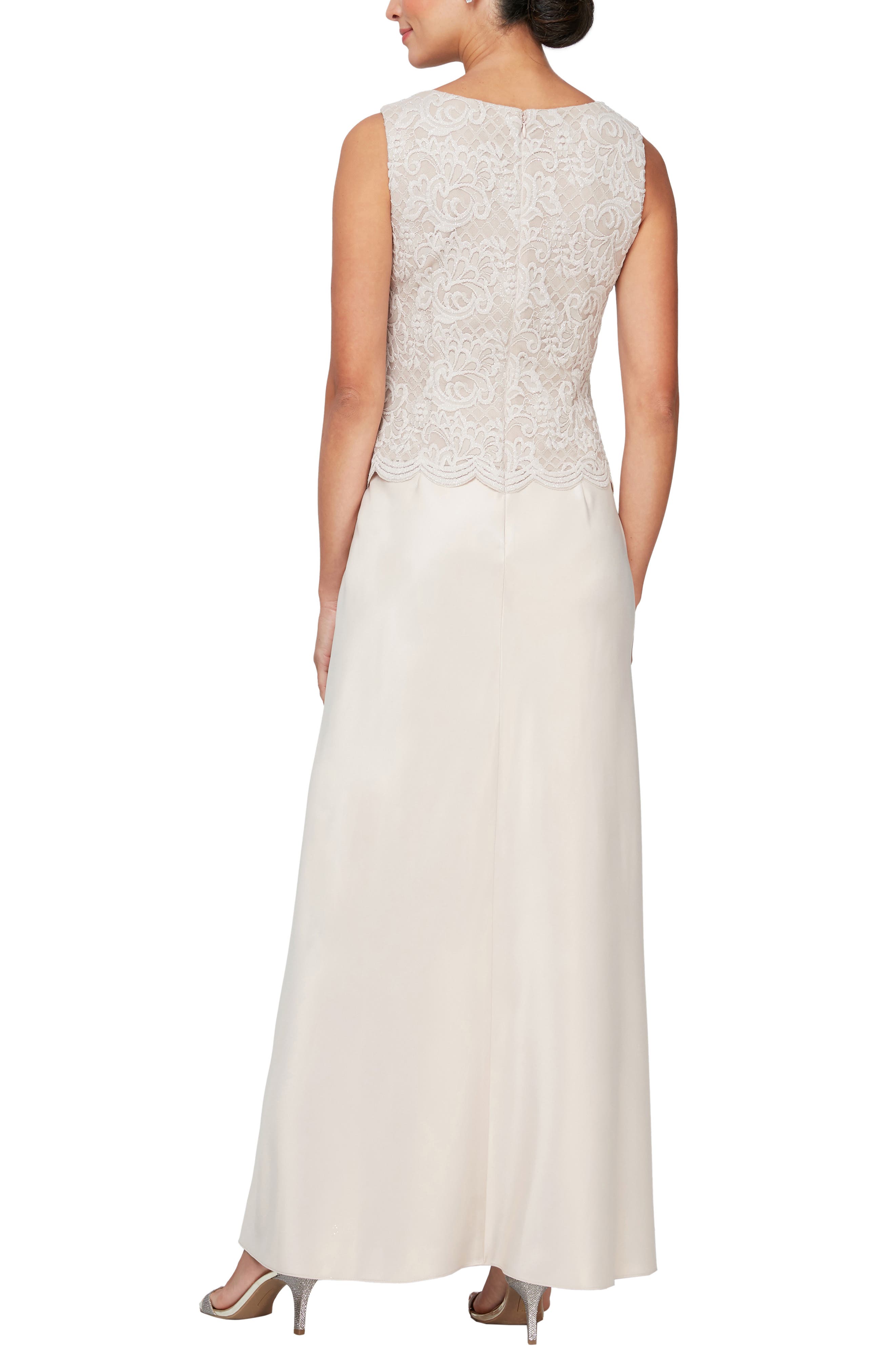 nordstrom two piece prom dress Two Piece Mermaid Prom Dresses Lace Long Sleeves