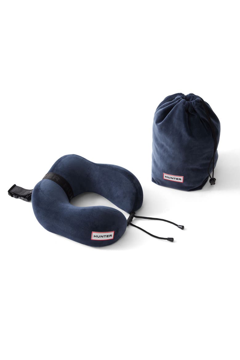 Ellis Contour Travel Neck Pillows, Main, color, Blue