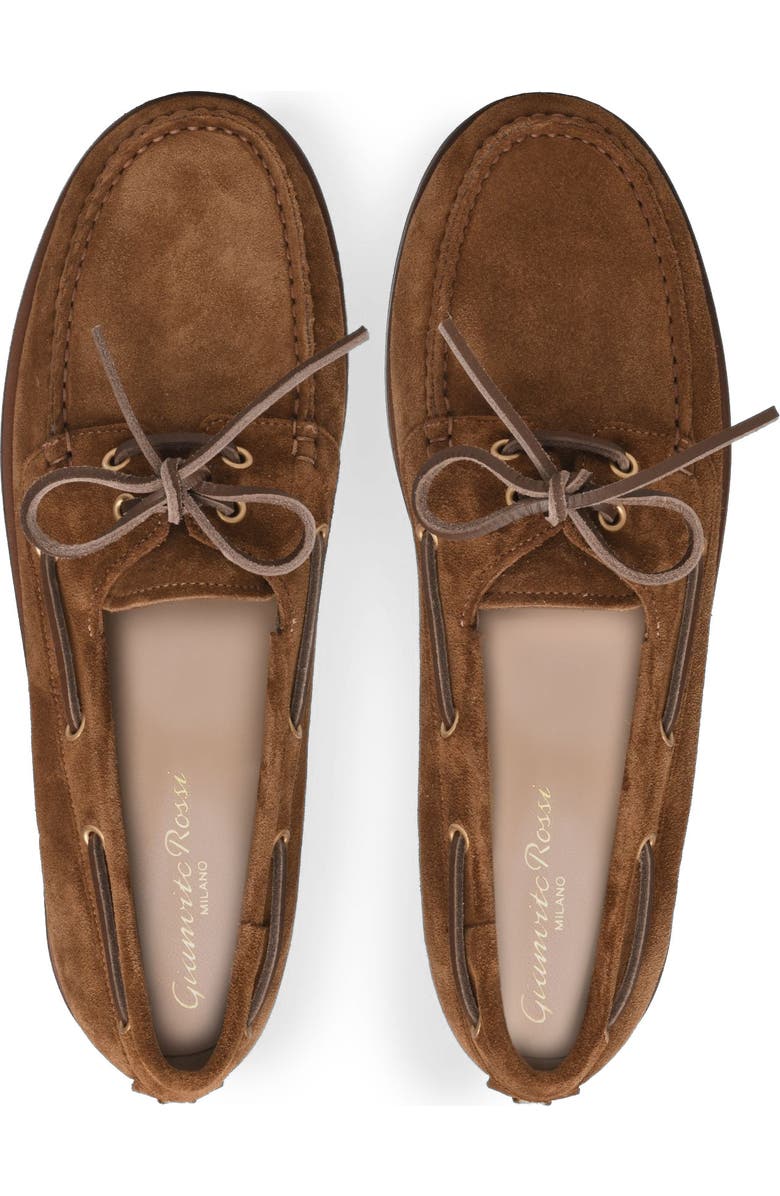 Gianvito Rossi Vandée Mocassin, Alternate, color, Brown Suede