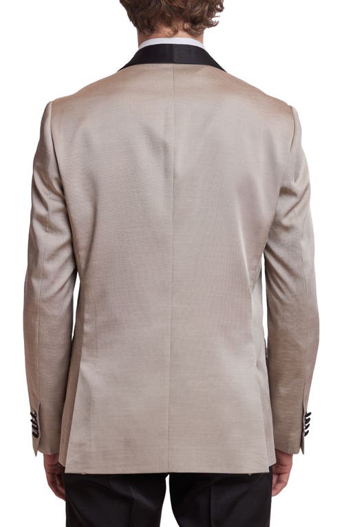 Paisley & Gray Regent Slim Fit Shawl Lapel Tuxedo Jacket In Neutral