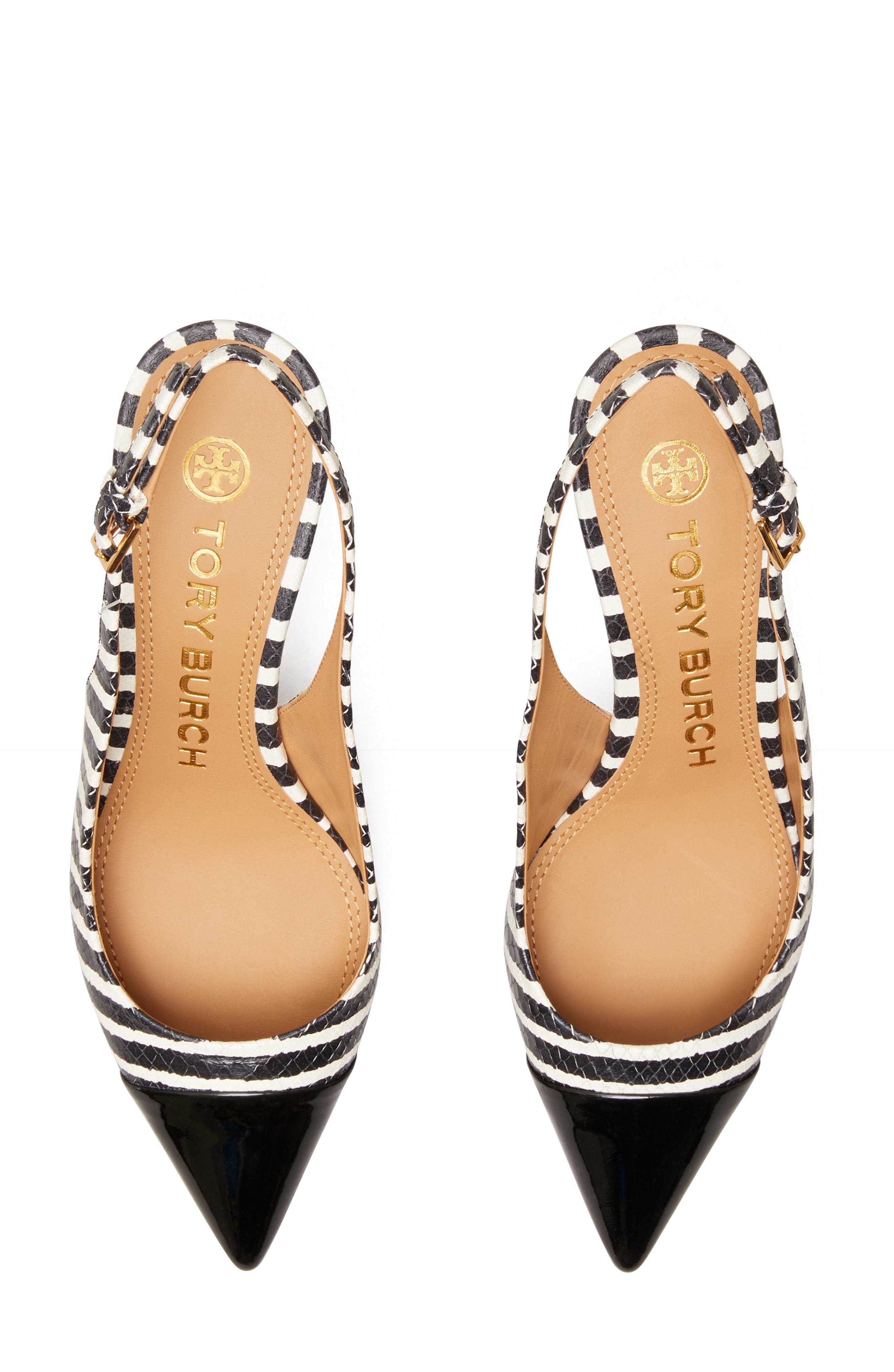 Tory Burch Penelope Cap Toe Slingback Pump, Alternate, color, 