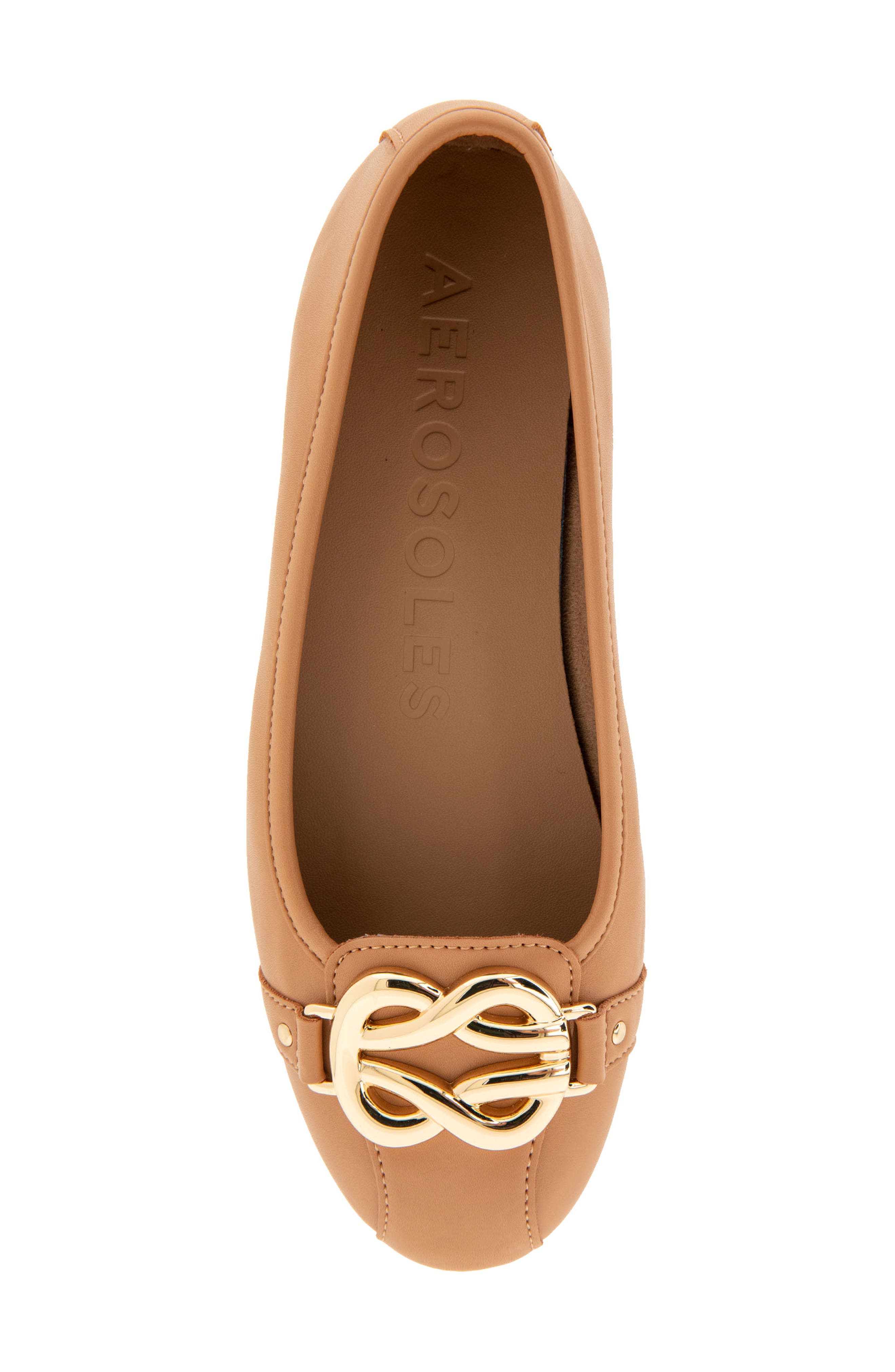 Big Bet Buckle Round Toe Flat