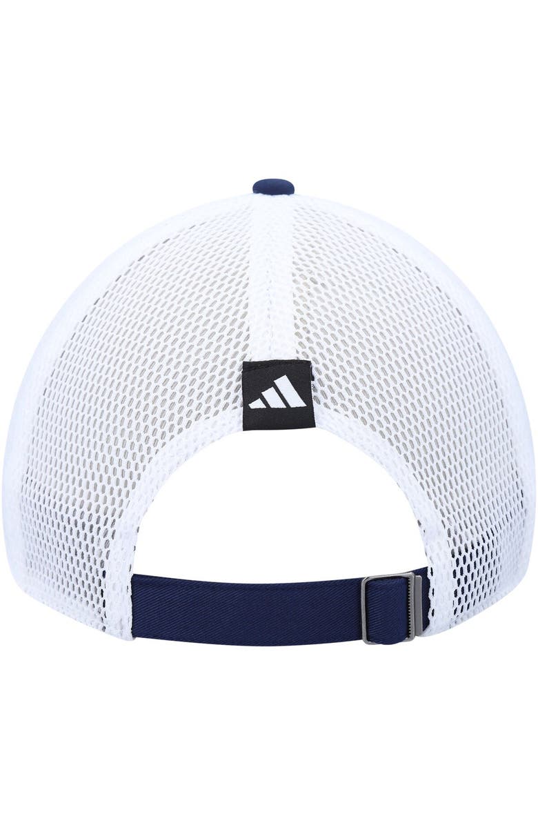 adidas Men's adidas Navy St. Louis Blues Color Pop Trucker Adjustable Hat, Alternate, color,