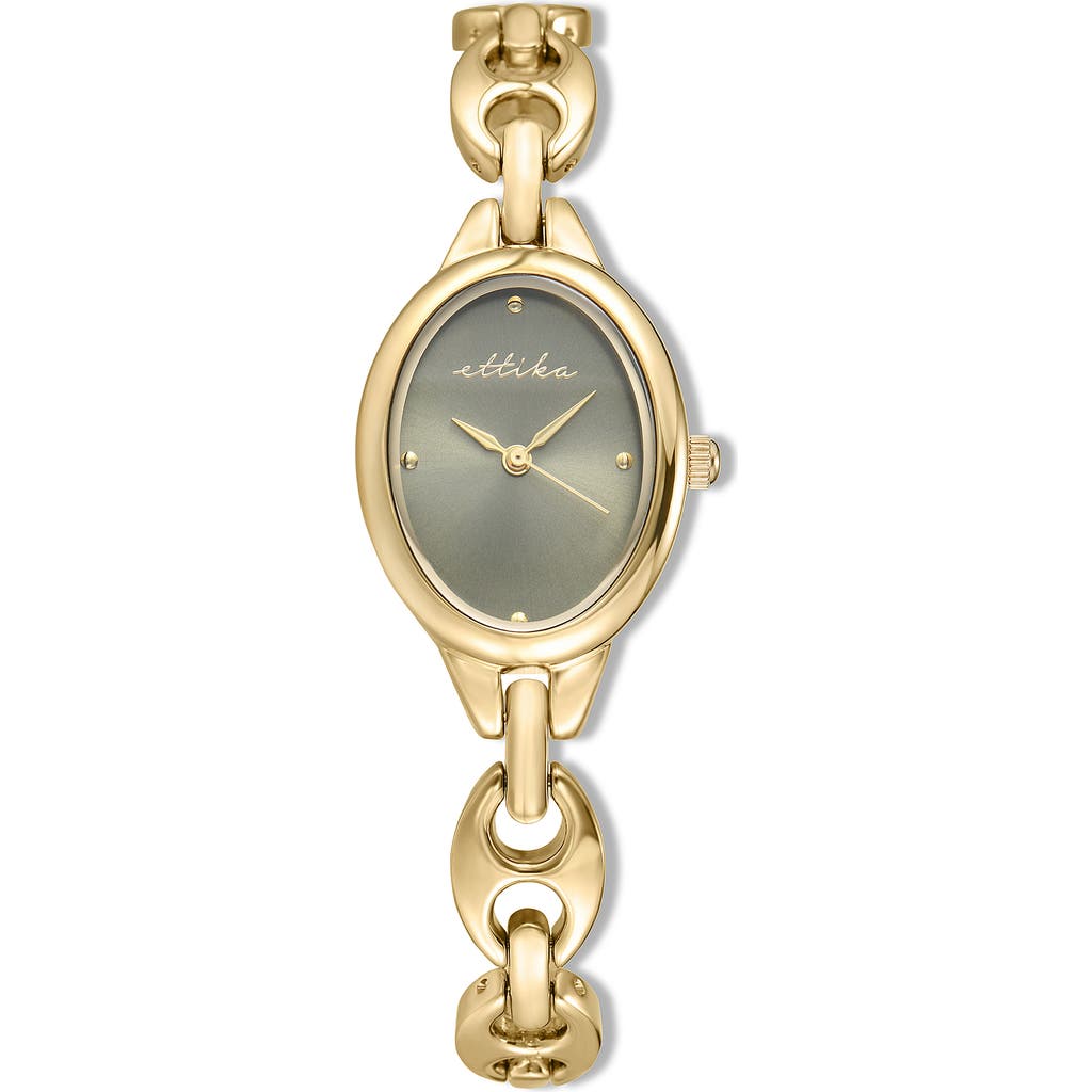 Ettika Oval Mariner Chain Watch In Gold