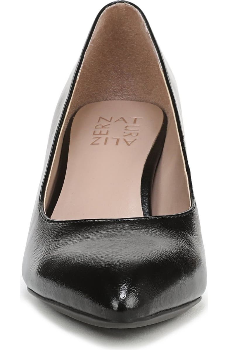 Naturalizer Flora Pump, Alternate, color, Black Faux Leather