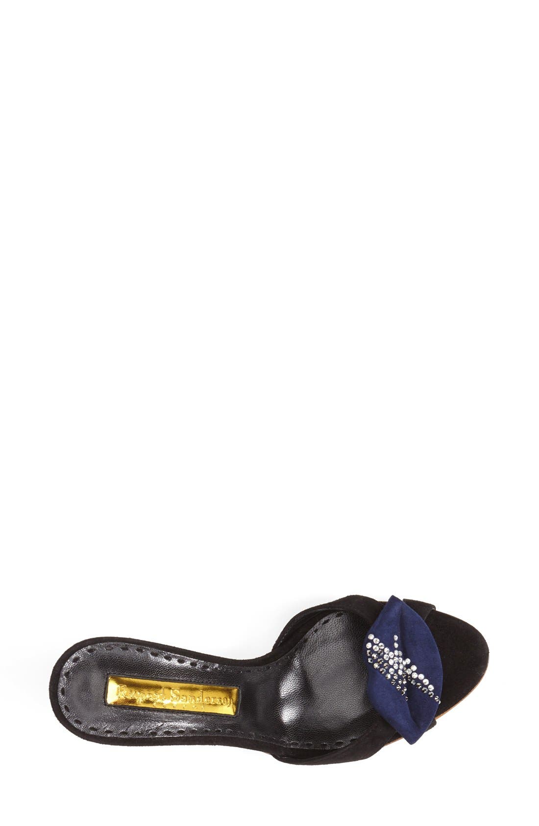 'Chauvel - Lightning Lip' Slide Sandal, Alternate, color, BLACK